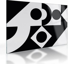Obraz na szkle - Abstrakcja geometryczna N⁰1 (70x50 cm)