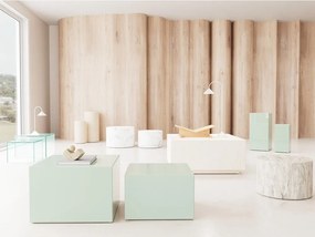 Szklane stoliki zestaw 2 szt. 50x50 cm Dice – Actona