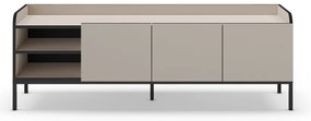 Kremowa szafka pod TV 160x55x42 cm Adara – Marckeric