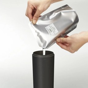 Czarny plastikowy dozownik do mydła 500 ml Round – YAMAZAKI