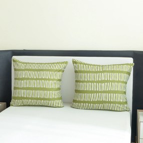 Mikroflanelowa poszewka na poduszkę GREENSORY 40x50 cm, zielony