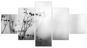 Obraz - Detal kwiatów polnych (125x70 cm)