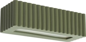 Zielony oliwkowy ceramiczny kinkiet - M167-Kasena F6-M34