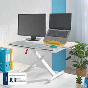 Blat roboczy z wysuwaną półką Ergo – Leitz