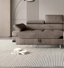 Narożnik EMPORIO L Prawostronny z funkcją spania Prawostronny w ktaninie SERENO 684 WERSAL