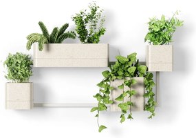 Plastikowe doniczki wiszące na zioła zestaw 4 szt. Cubiko – Umbra