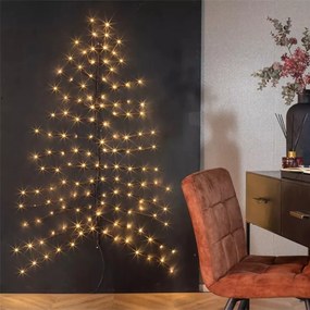 LED ścienna choinka ZIGGY, brązowa - różne rozmiary Wielkość: XS