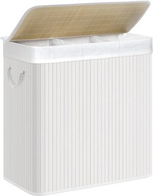 Jurhan Kosz na bieliznę DORA, 150 l, biała