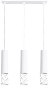 Lampa wisząca LAMI 3L biała SOLLUX  LIGHTING