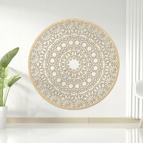 Drewniana mandala na ścianie | POIET