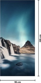 Fototapeta na drzwi - Wodospady (95x205cm)