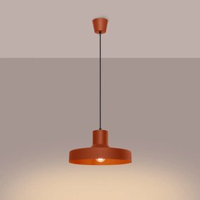 Lampa wisząca BILO ochra czerwona SOLLUX  LIGHTING