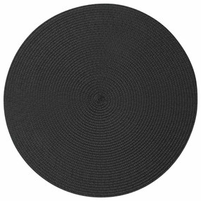 Podkładka Altom Straw czarny, śr. 38 cm, zestaw 4 szt.