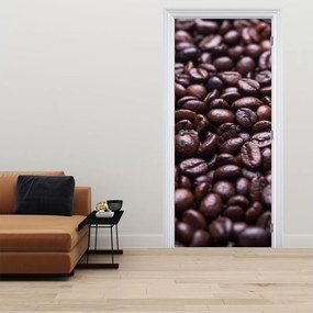Fototapeta na drzwi - Ziarna kawy (95x205cm)