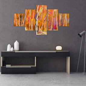 Obraz - Jesienny las (125x70 cm)