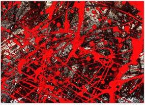 Obraz - Ekspresyjna abstrakcja (70x50 cm)