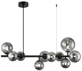 Nowoczesna wisząca lampa ze szklanymi kloszami - S007-Zollaro