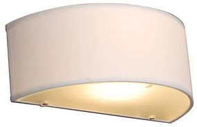 Rustykalna lampa ścienna półokrągła kremowa - Drum Nowoczesny Oswietlenie wewnetrzne