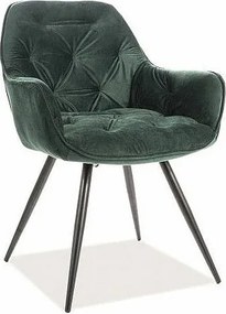 Krzesło CHERRY VELVET zielone