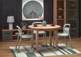 RINGO stół kolor dąb craft okrągły owalny 4/6 osobowy
