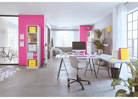 Żółty kartonowy pojemnik z pokrywką 28x37x10 cm Click&amp;Store – Leitz