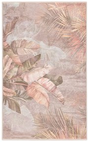 Beżowy dywan odpowiedni do prania 80x150 cm Dusty Leaves – Mila Home