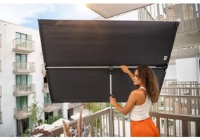 Parawan balkonowy ACTIVE 180 x 130 cm - parasol uchylny : Substancja Desen - 840