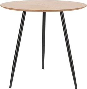 Okrągły stół na trzech nogach Sottile w stylu loft