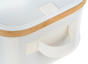 Pojemnik do przechowywania G21 30 x 15 x 15 cm,bambusowy z pokrywką, beżowy