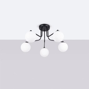 Żyrandol ASTRAL 5 czarny SOLLUX  LIGHTING