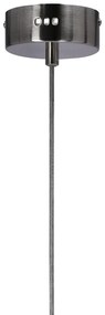 Fioletowa lampa wisząca LED ze szklanym kloszem Lukka – Candellux Lighting