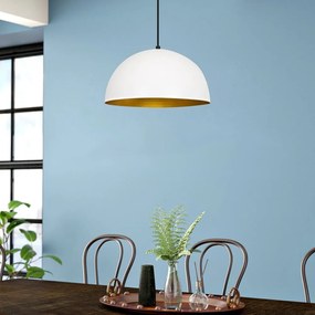 Lampa wisząca z metalowym kloszem ø 40 cm Sivani – Opviq lights