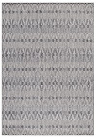 Dywan płaskotkany Aruba geometria szary 80 cm x 250 cm