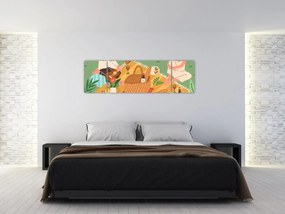 Obraz - Letnia miłość (170x50 cm)
