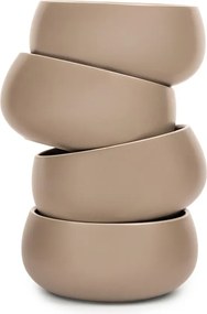 Beżowe kamionkowe miski zestaw 4 szt. 600 ml Terra Luma – Bonami Selection