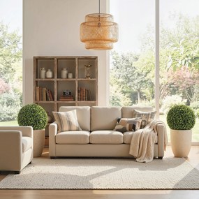 HOMCOM Zestaw 2 Kul Eukaliptusowych Ø52 cm, Odporne na UV Sztuczne Rośliny Dekoracyjne z 1086 Liśćmi do Wnętrz i Na Zewnątrz | Aosom PL