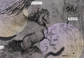 Fototapeta - Rysunek (196x136 cm)