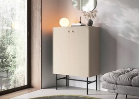 Komoda Alderia 2D – elegancka i kompaktowa w dwóch kolorach