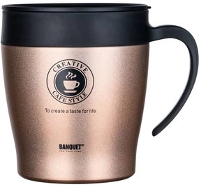 Banquet Podróżny kubek termiczny TAZZA 330 ml, brązowy