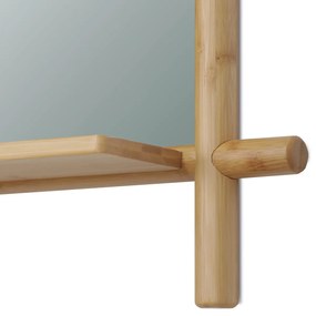 Lustro ścienne B027 NAT, bambus