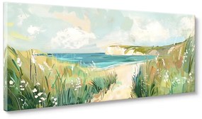 Obraz 60x150 cm Gouache Sea – Styler