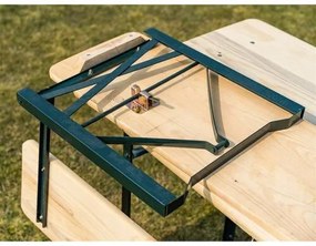 Happy Green Zestaw ogrodowy z oparciem 75 x 60 x 115 cm, jasnobrązowy