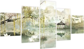 Obraz - Chińskie jezioro (125x70 cm)