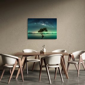 Obraz na szkle nocnego nieba (70x50 cm)