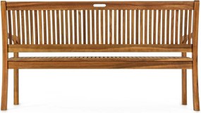 Drewniana ławka ogrodowa w naturalnym kolorze Noemi – Bizzotto