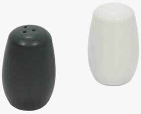 Solniczka i pieprzniczka ceramiczne BLACK&amp;WHITE