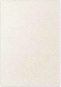 Kremowy wełniany dywan tkany ręcznie 200x290 cm Puristic Knots – Elle Decoration