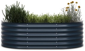 Blumfeldt Curvbox 150x60x43 cm Skrzynia na warzywa Antracyt
