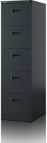 Szafa kartotekowa metalowa antracytowa: SARA V5, 460 x 1625,5 x 600 mm