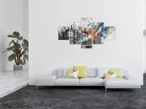 Obraz - Przemysłowe życie (125x70 cm)